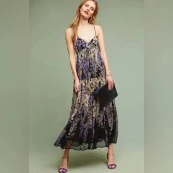 Anthropologie Floreat Adelia Maxi Floral Dress Size 12 - Picture 3 of 12